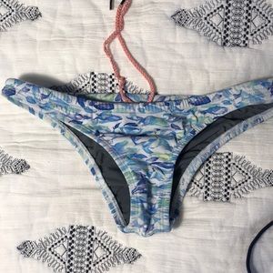 RARE Jolyn Whale Printed Brazil Bottoms